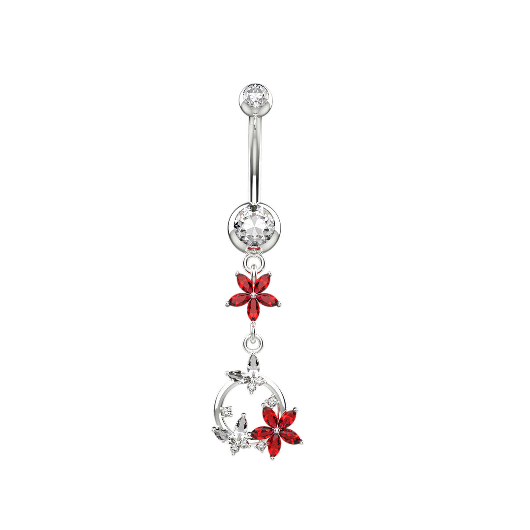 Belly button ring dangle