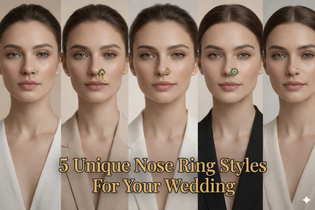 5 Unique Nose Ring Styles For Your Wedding