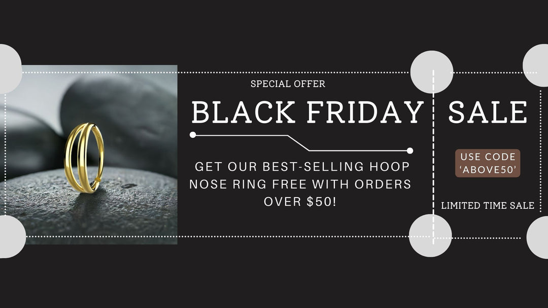 Black Friday Holiday Deals! Get Free Jewelry with Order Above $50