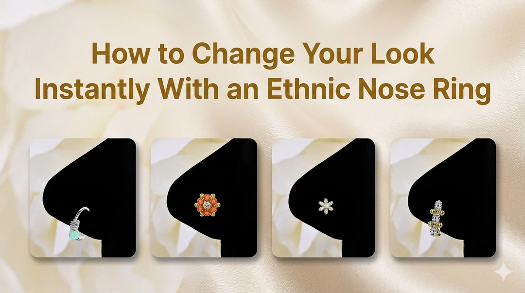 How to Change Your Look Instantly With an Ethnic Nose Ring