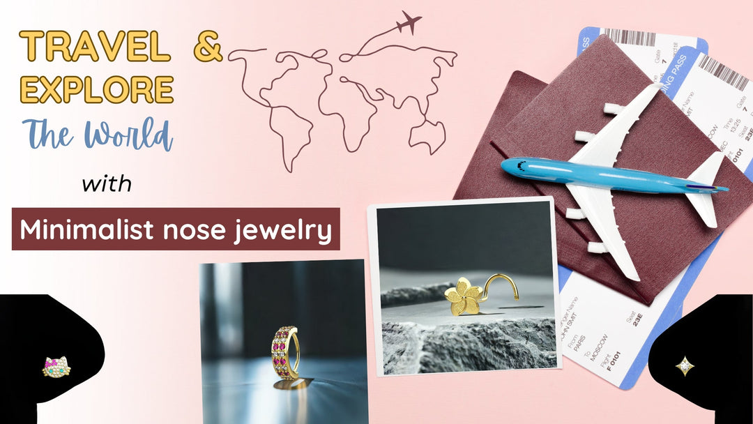 Minimalist nose jewelry