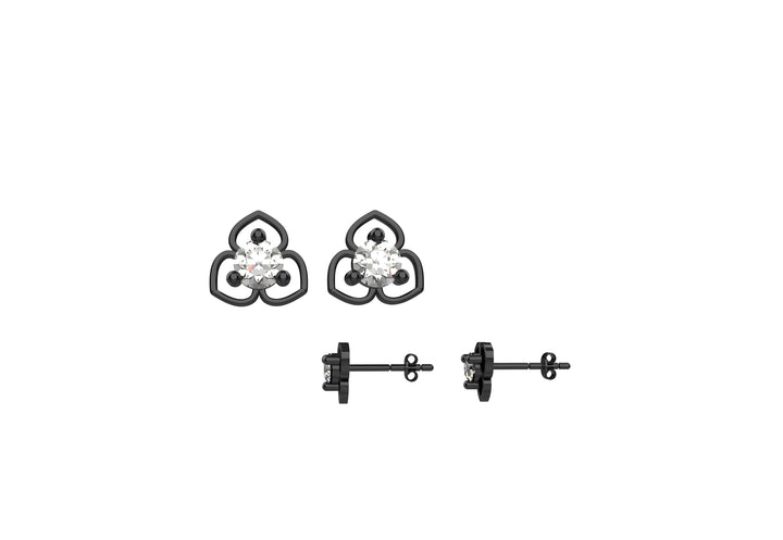 Sterling Silver Flower Stud Earring Dainty Minimalist Earring