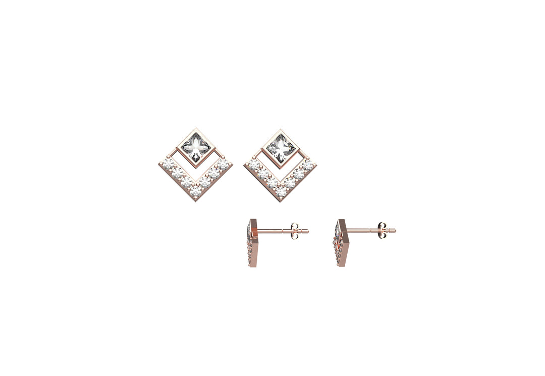 Minimalist 14k gold earrings – timeless and elegant