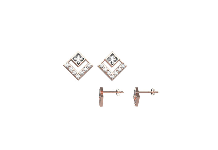 Minimalist 14k gold earrings – timeless and elegant