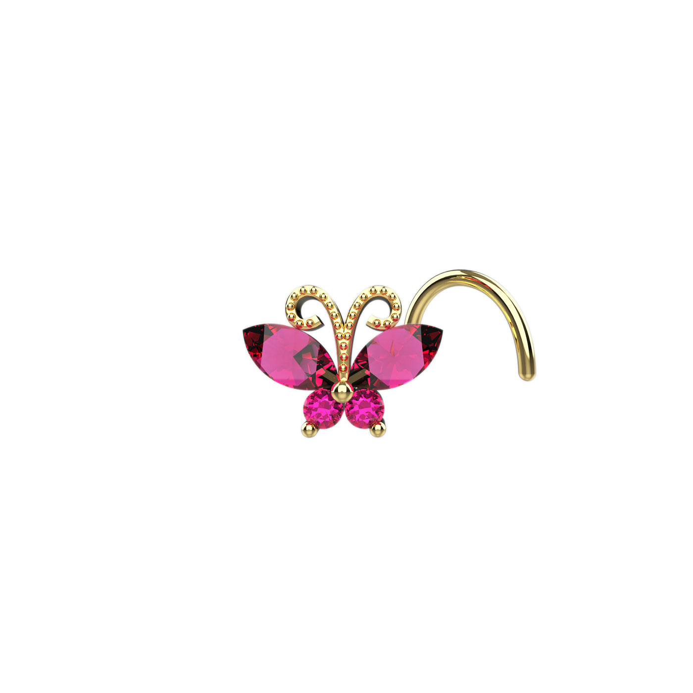 Butterfly Nose Stud