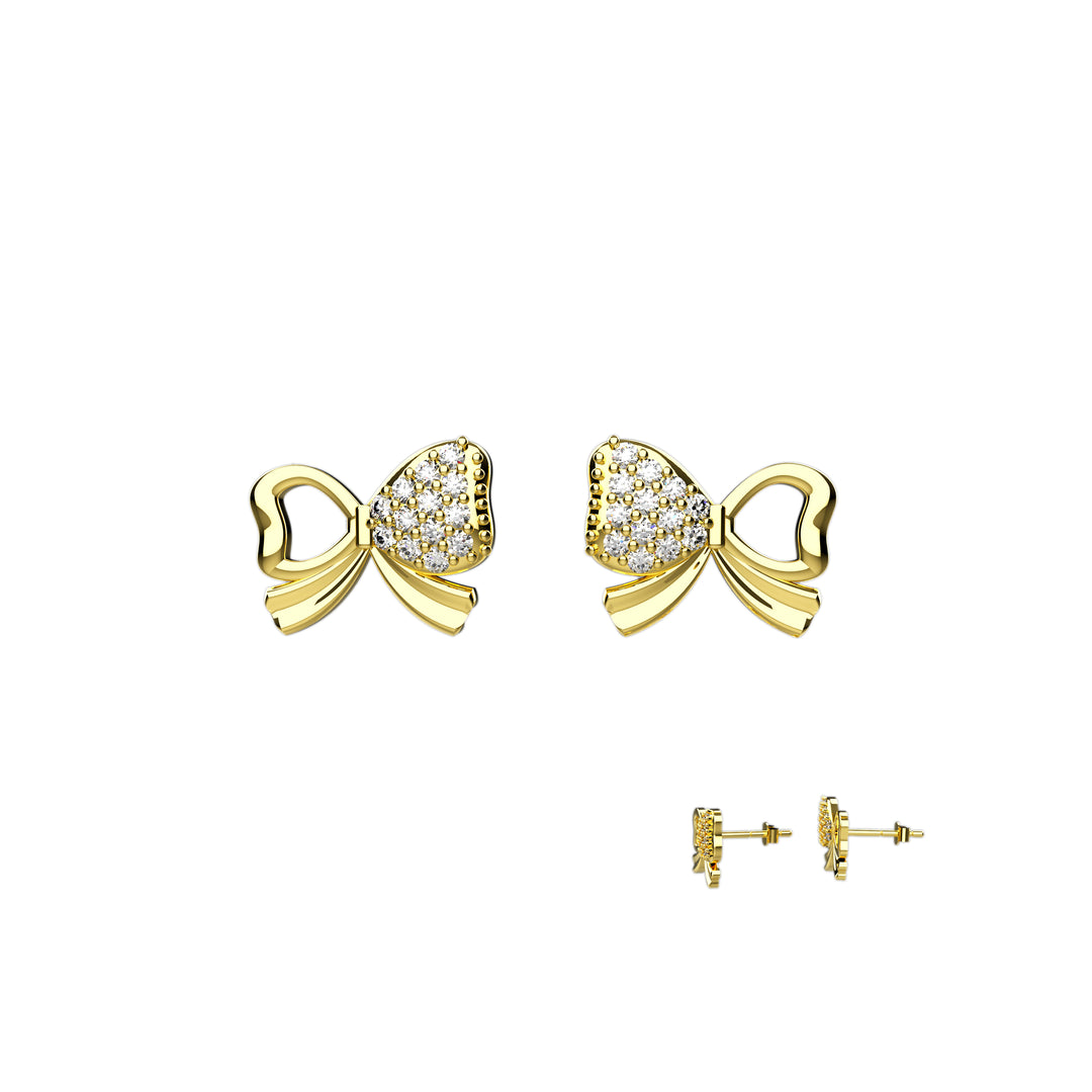 Butterfly stud earrings – dainty and elegant design