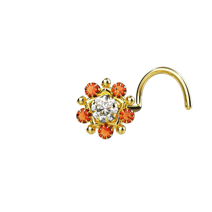 Carnelian Gems Nose Piercing Jewelry