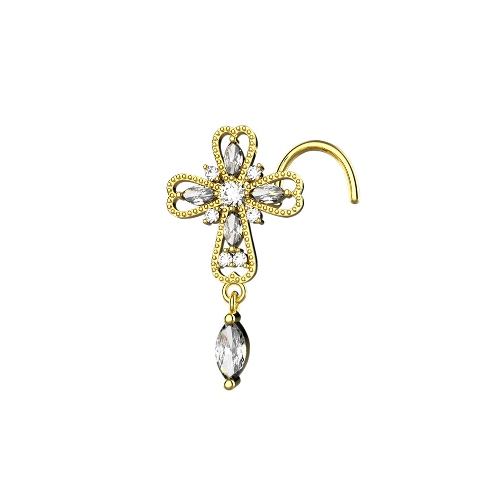  religious nose stud – meaningful and stylish