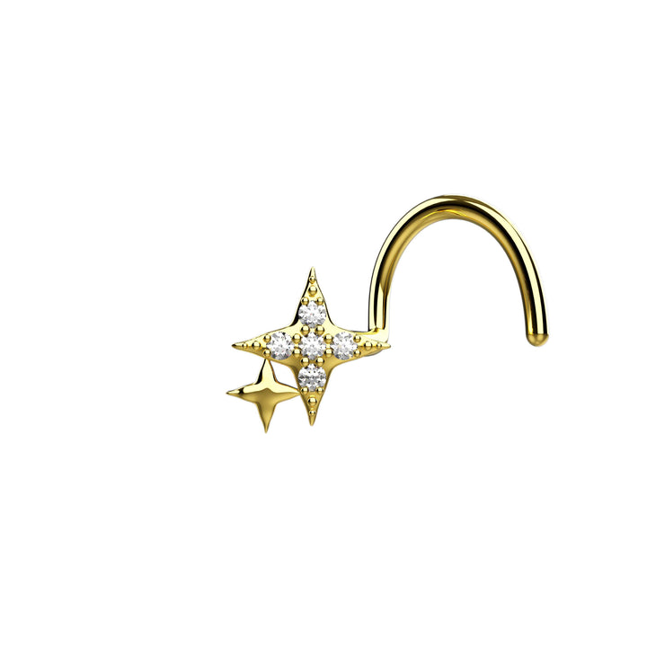 Unique star nose ring