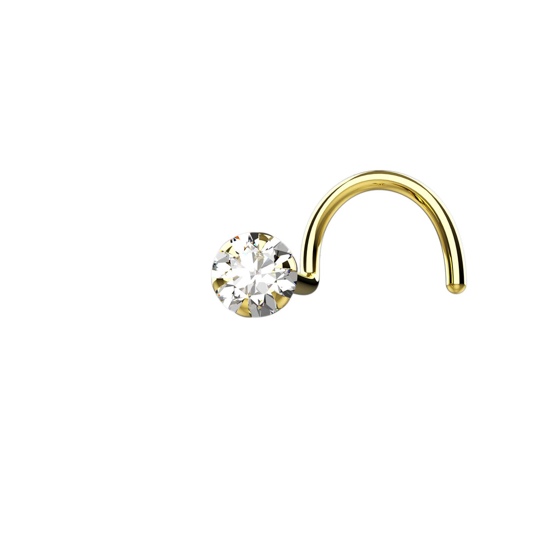 diamond nose piercing jewelry