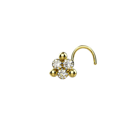 Clear Crystal Tiny Nose Stud