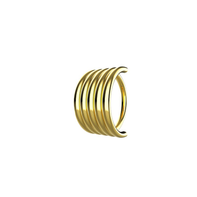 gold nose hoop ring