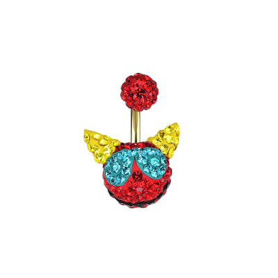 Strawberry Halloween Edition Belly Button Ring