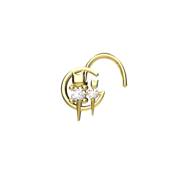 gold nose ring jewelry