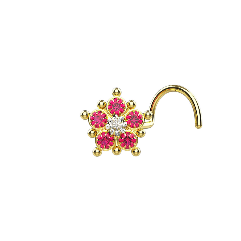 Stylish women's nose rings 