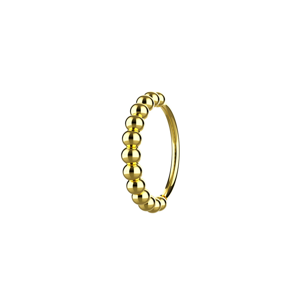 14KT gold nose hoop – classic and stylish jewelry