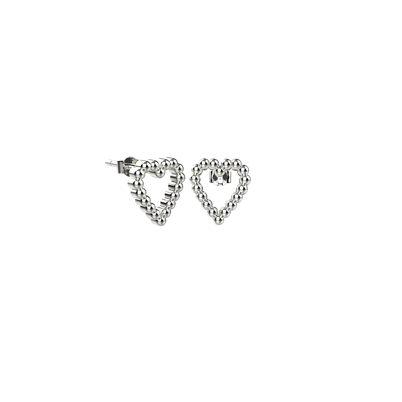 Heart Love Stud Earrings