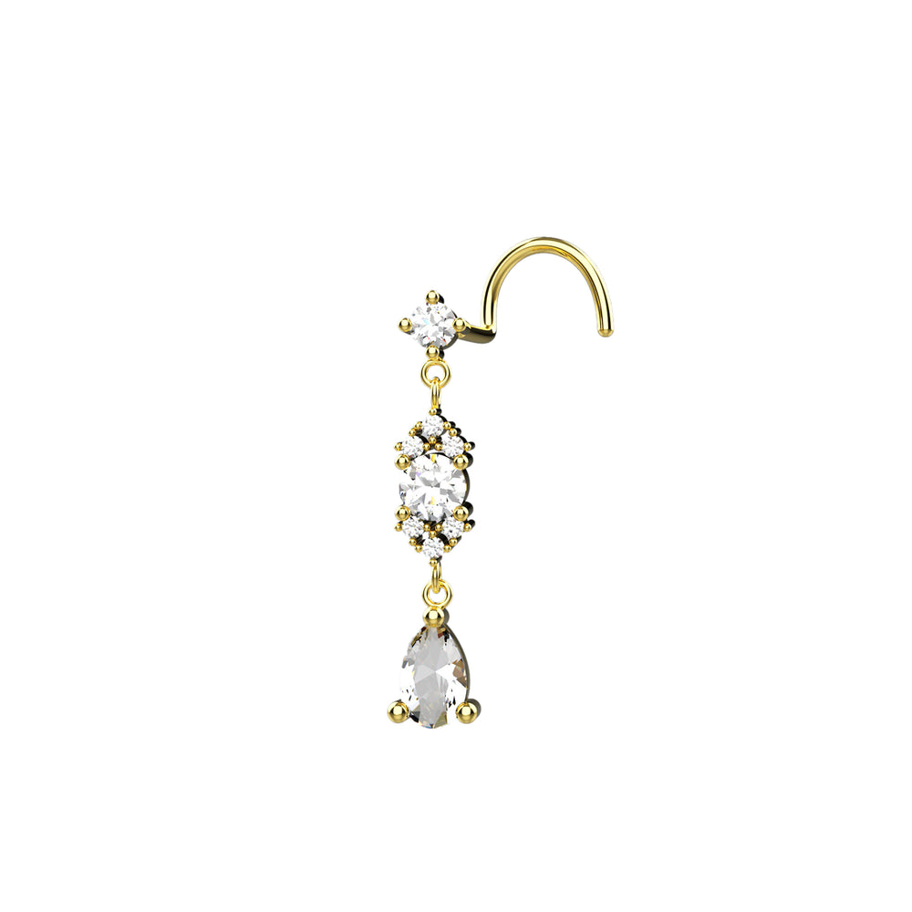 14k gold nose ring – elegant and luxurious