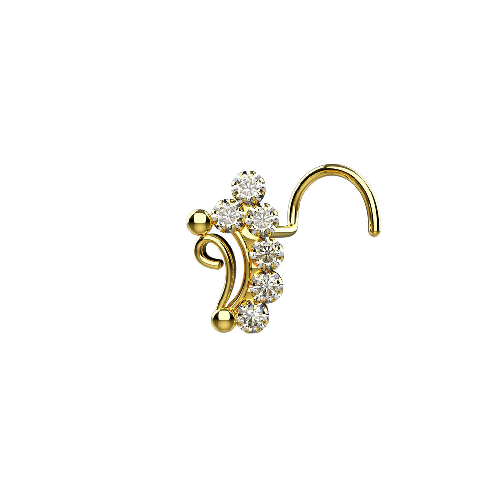 stylsih nose piercing jewelry