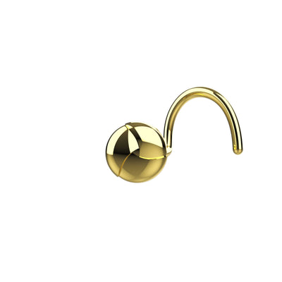 Dainty gold nose studs