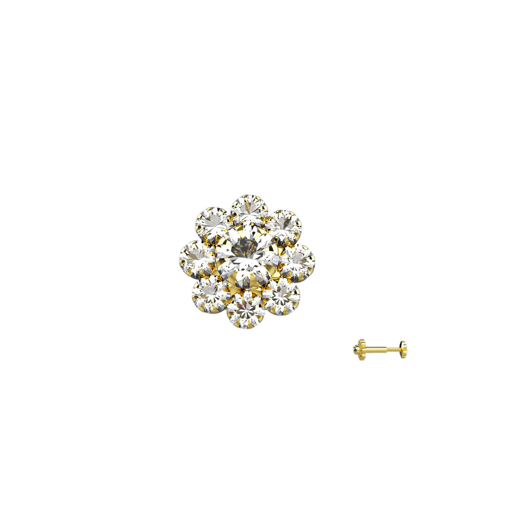 Tiny nose stud – delicate and stylish piercing