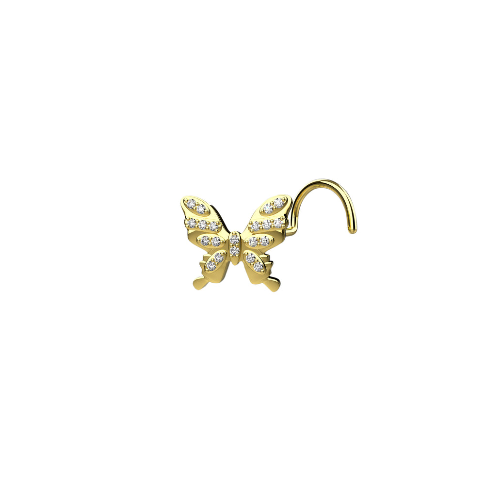 14k gold nose ring – luxurious and stylish