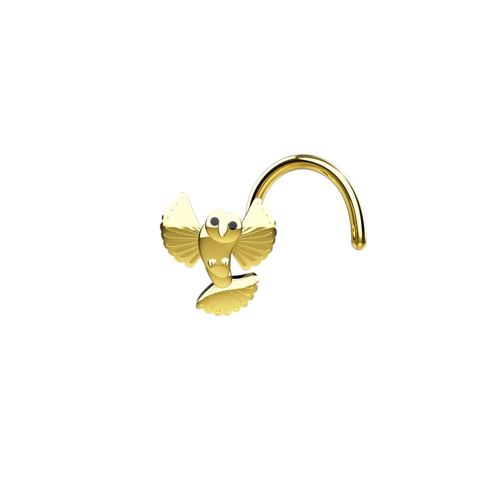 nose piercing ring gold