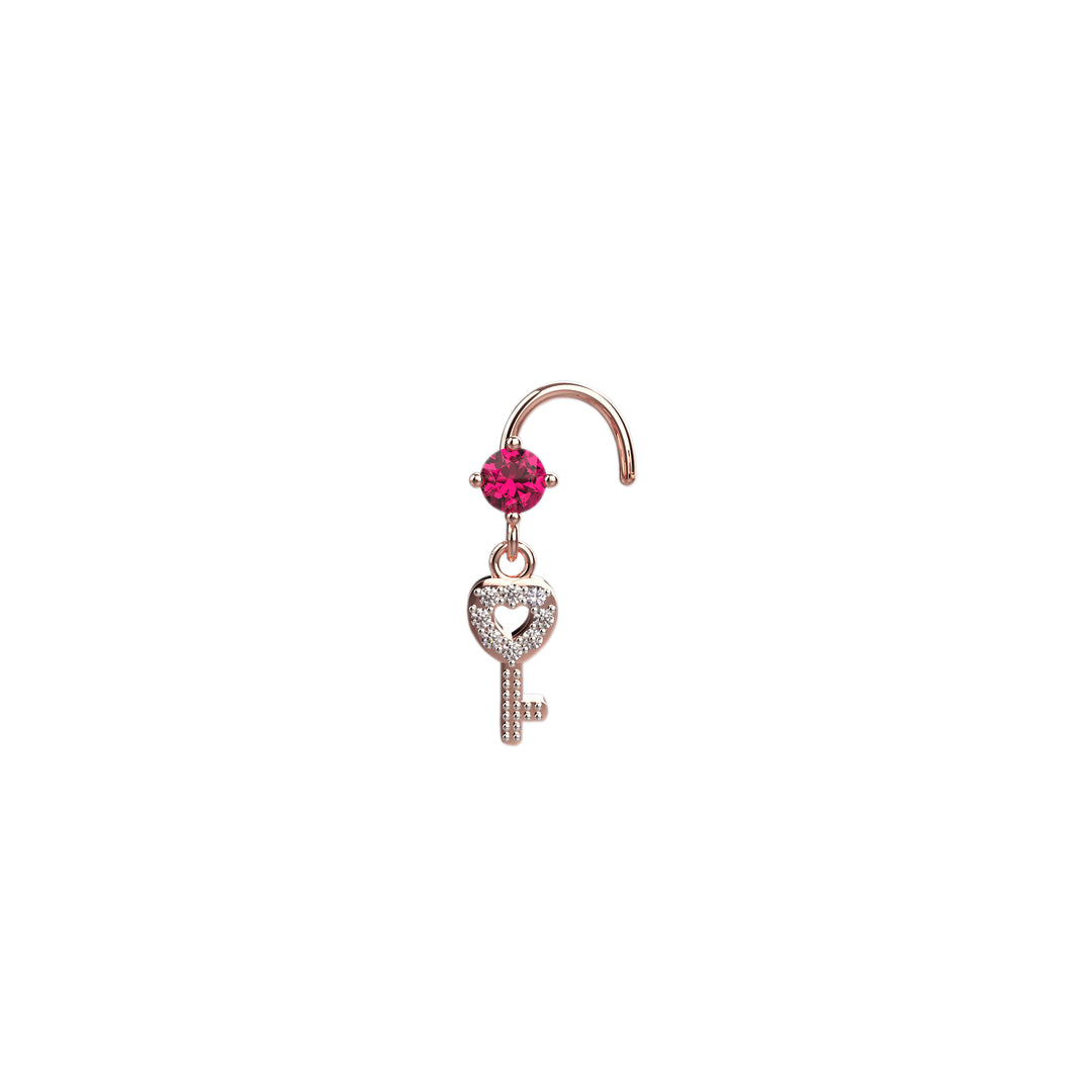 diamond nose piericing stud