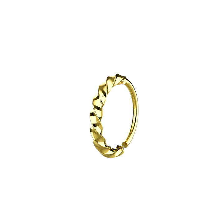 14k gold nose ring stud