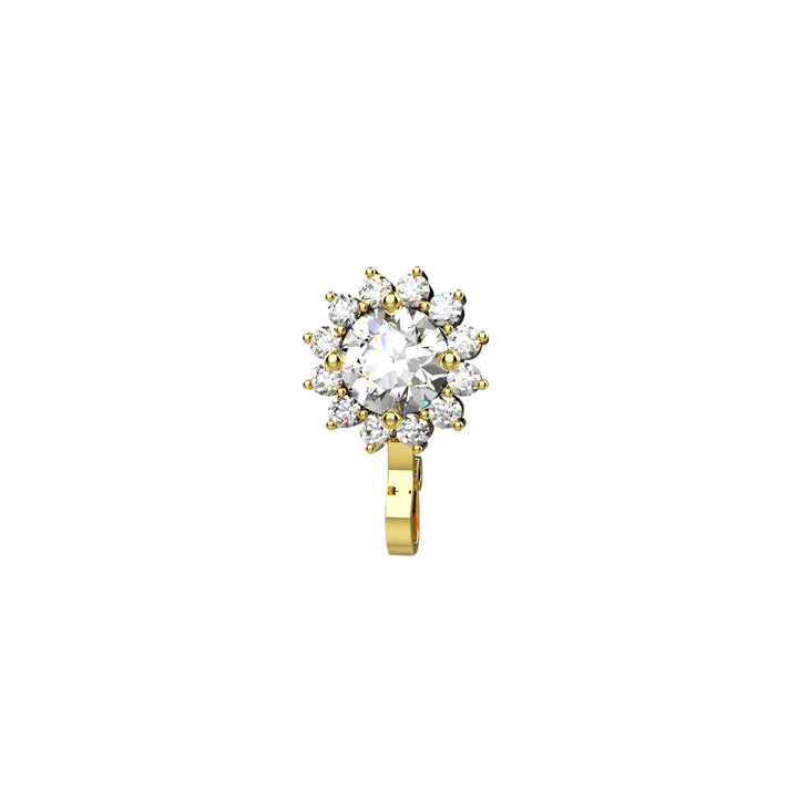 clip on nose ring no piercing - fake nose ring without piercing