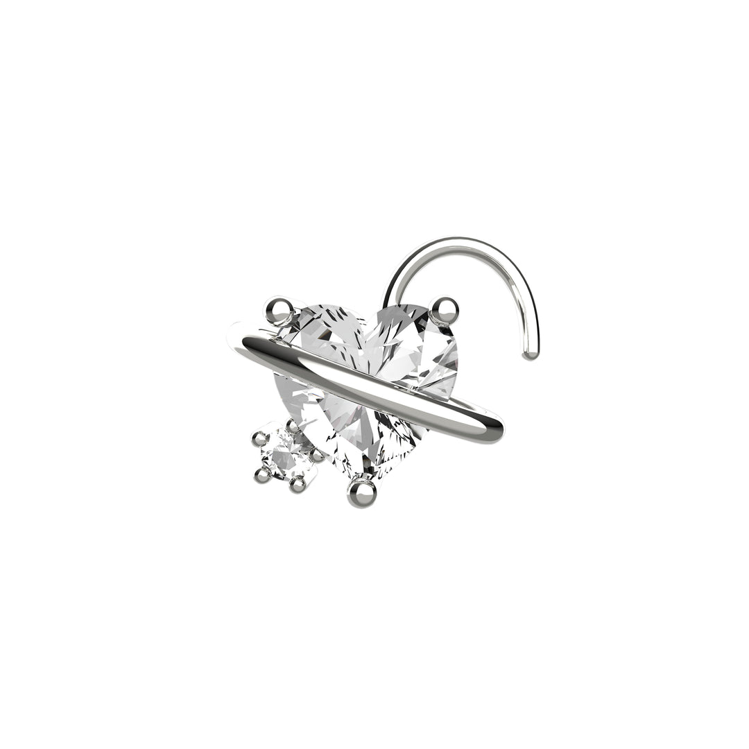 Heart-shaped nose jewelry – perfect for gifting