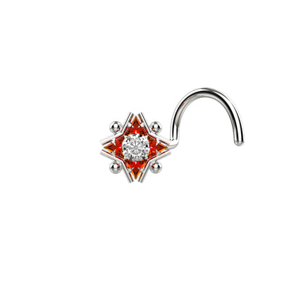 Indian nose rings silver 