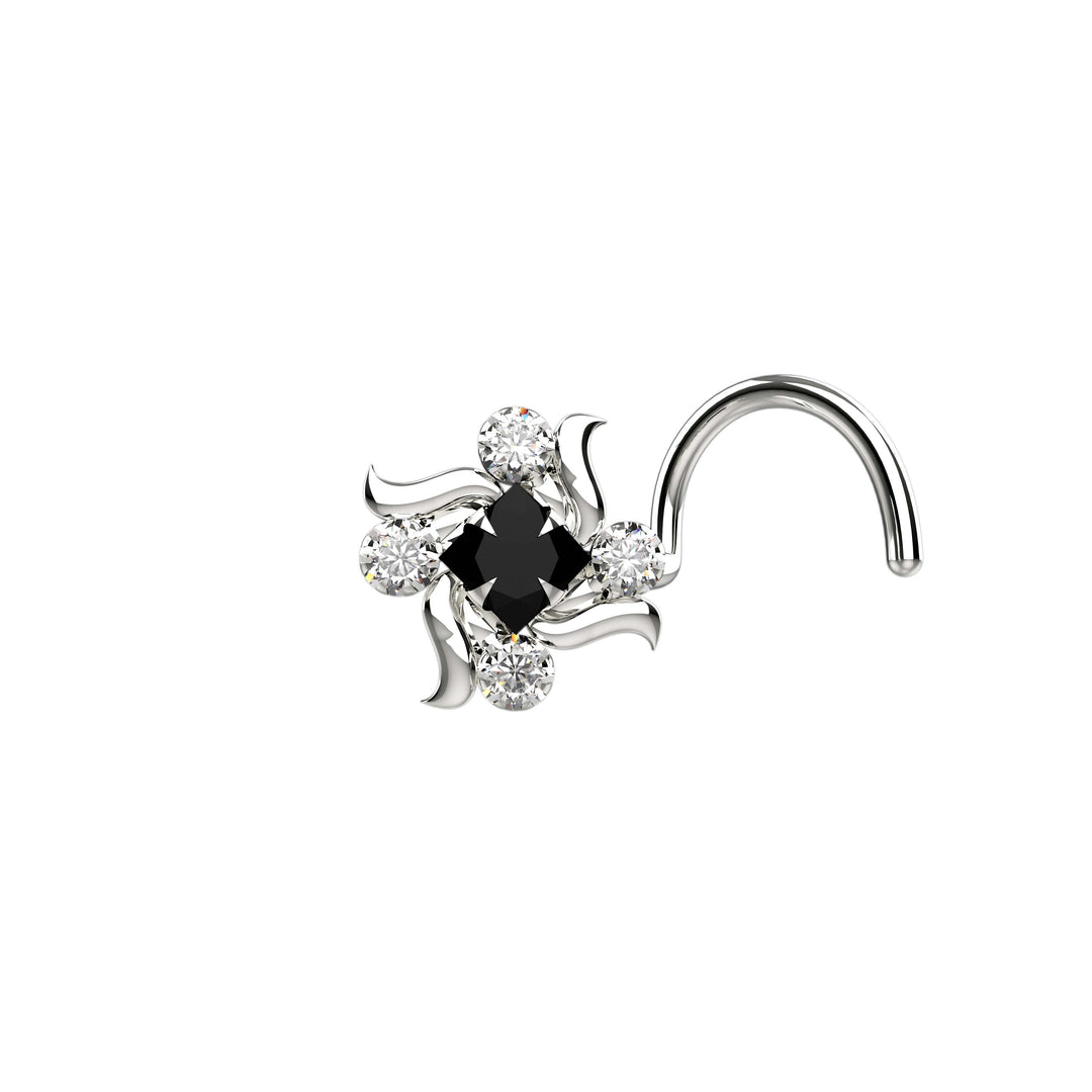 Ethnic nose ring design 