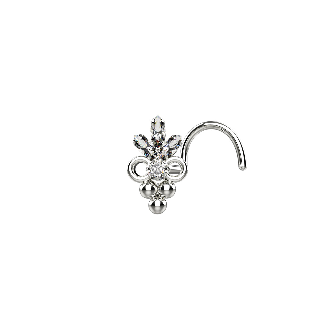 Unique nose rings silver