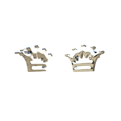 Ear Studs With Royal Crown
