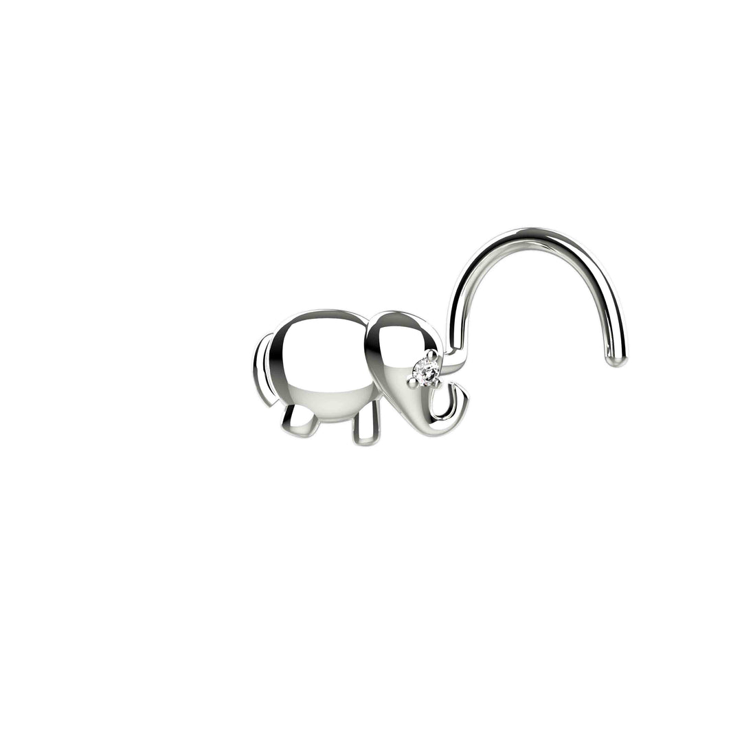 sterling silver nose piercing