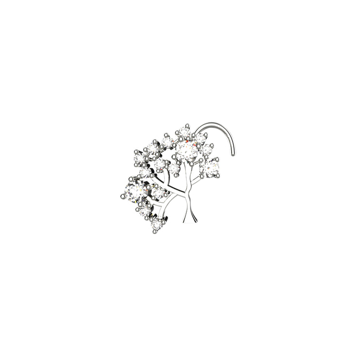 bone stud nose ring