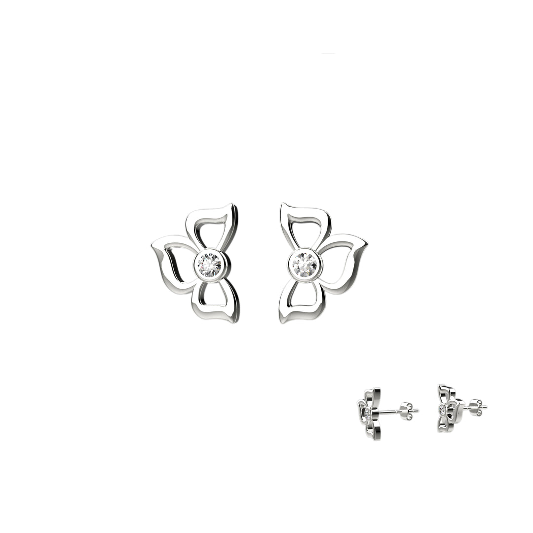 Whimsical floral earrings – charm earring style