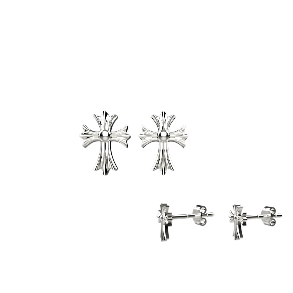 Lightweight gold stud earrings – perfect gift for her