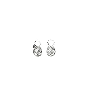 Earrings Stud In Pineapple Fruit