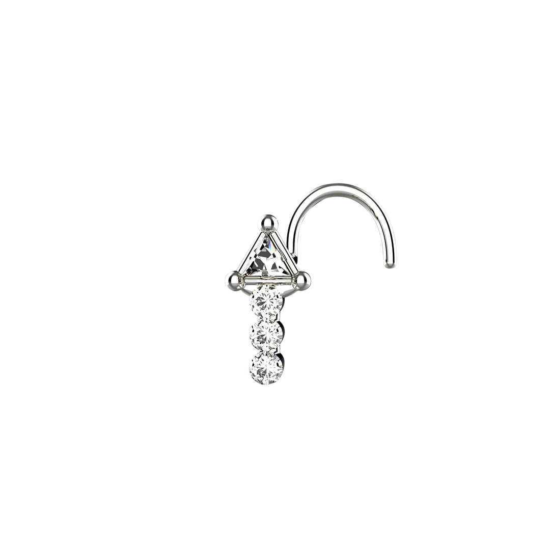 artisan nose rings silver