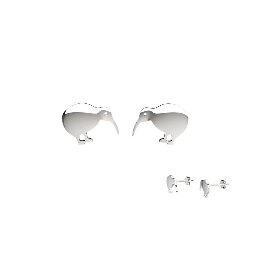 Dainty kiwi earrings