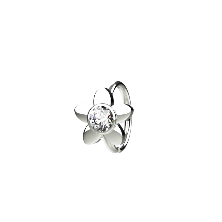 Thin gold nose ring