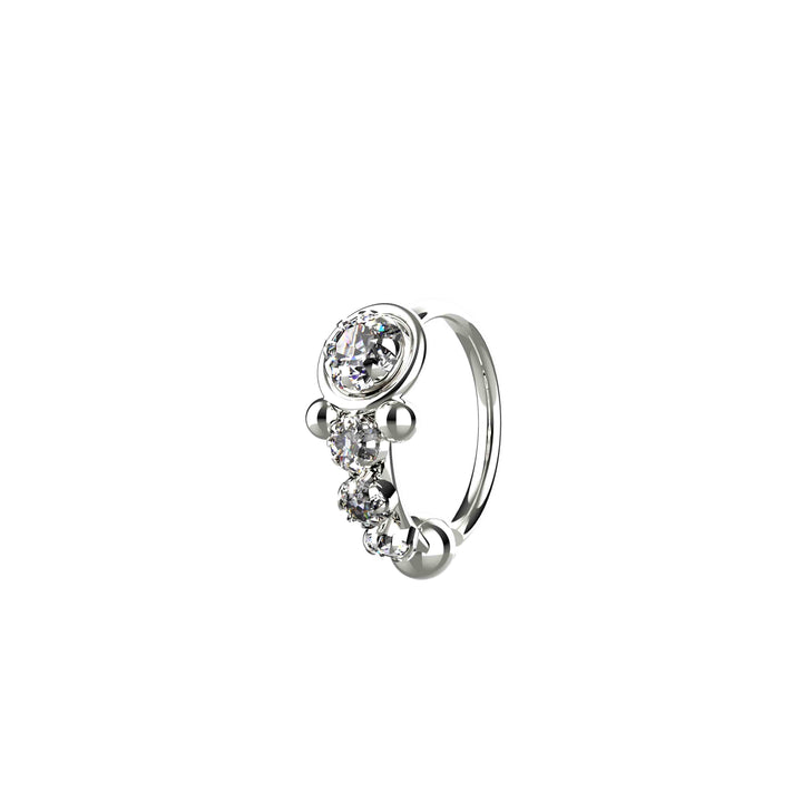 gold nose hoop – elegant and versatile