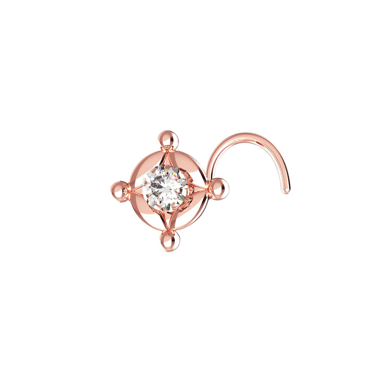 rose gold nose ring