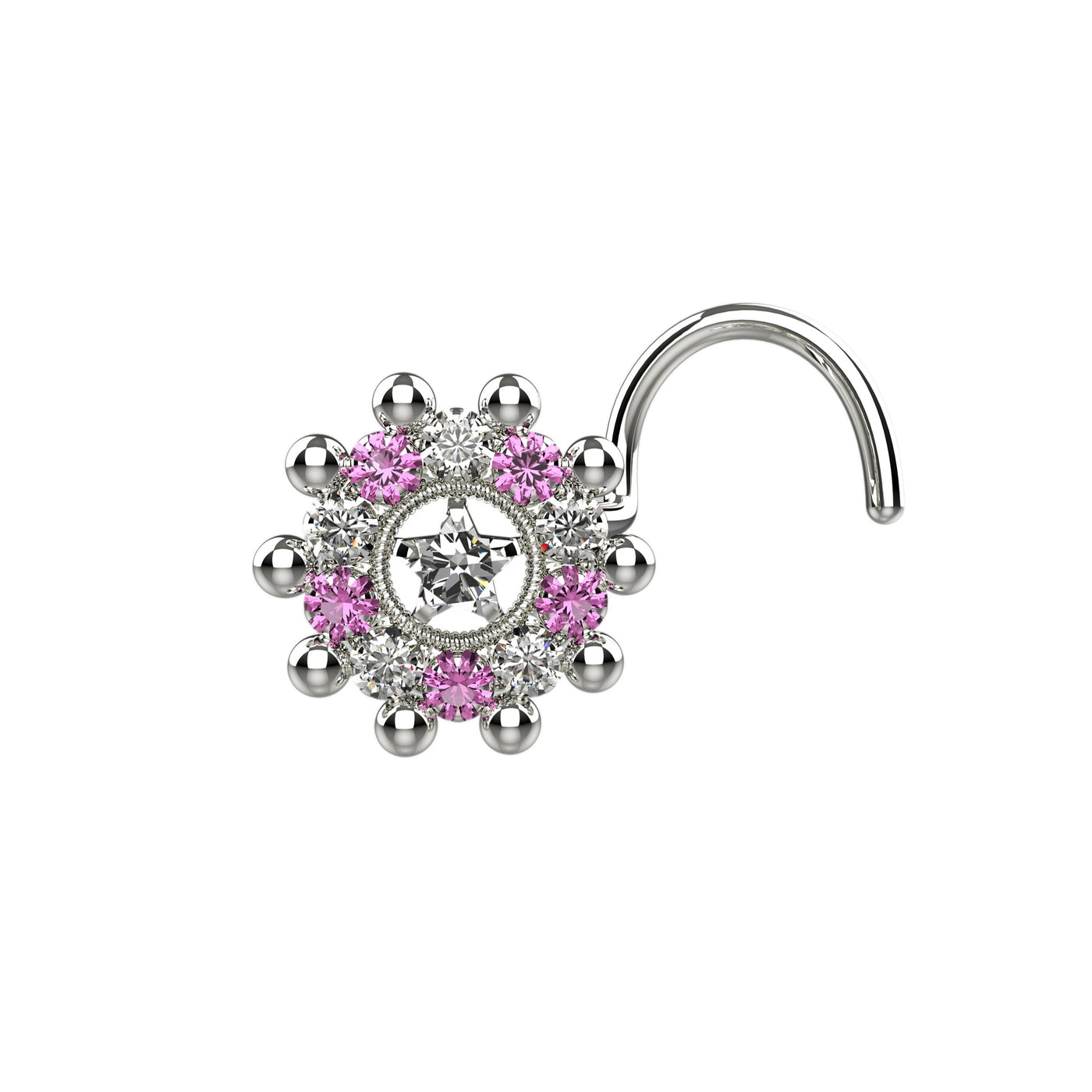 silver nose rings for women