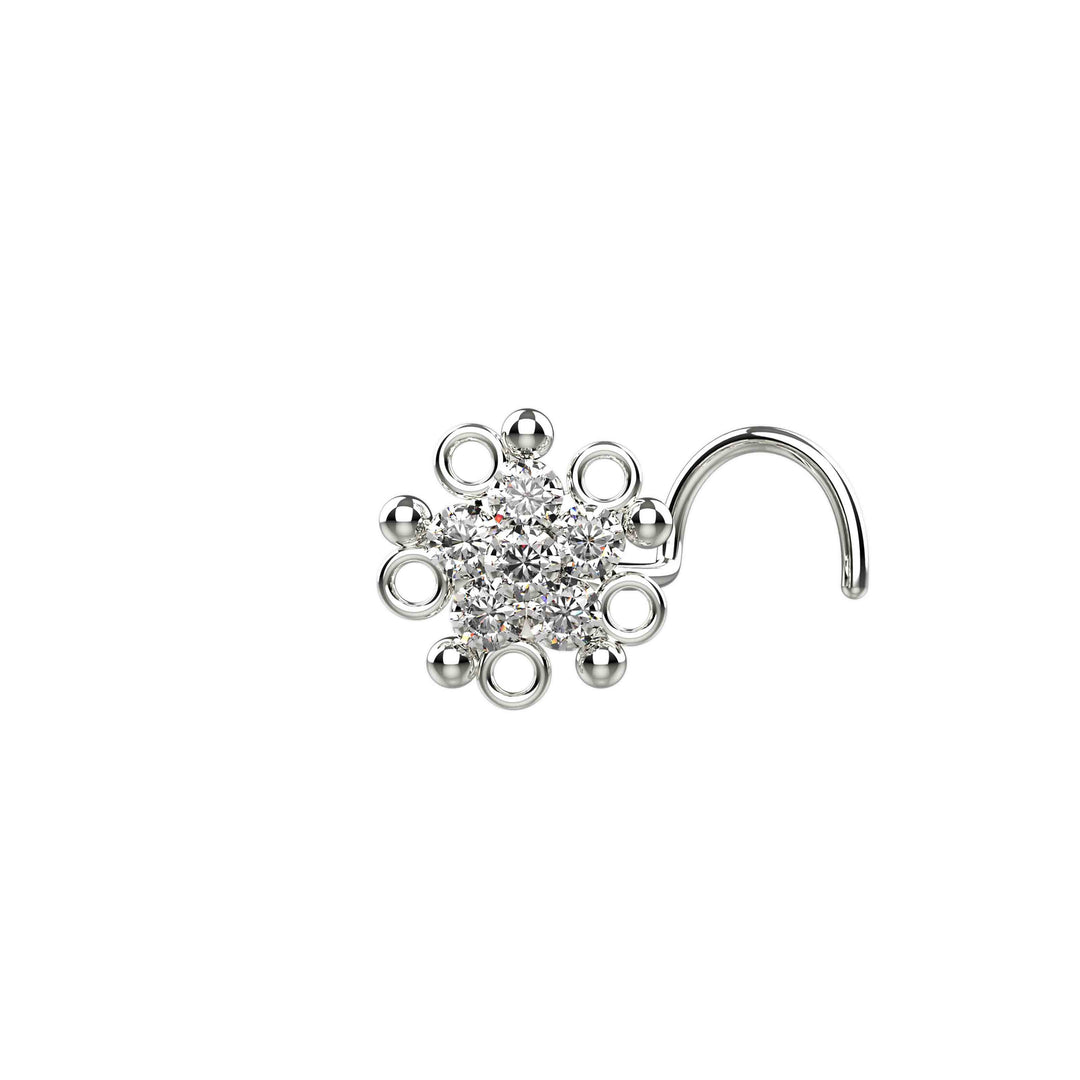 diamond nose rings stud