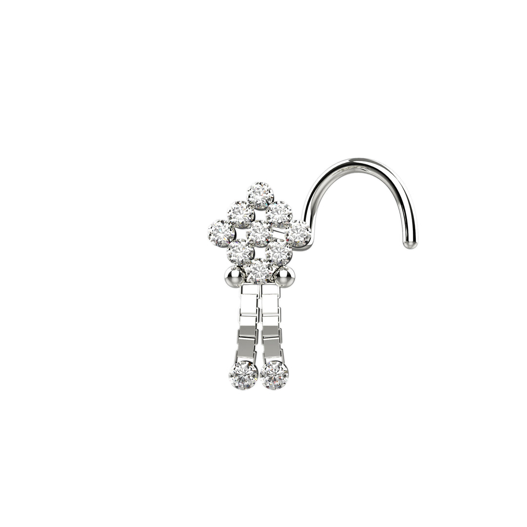 Nose Ring Stud Diamond