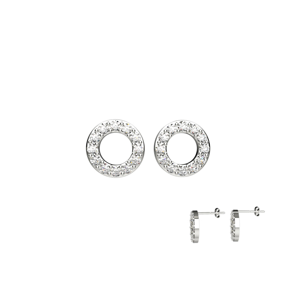 Everyday earrings – dainty gold and silver studs
