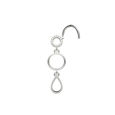 Silver Nose Ring Stud